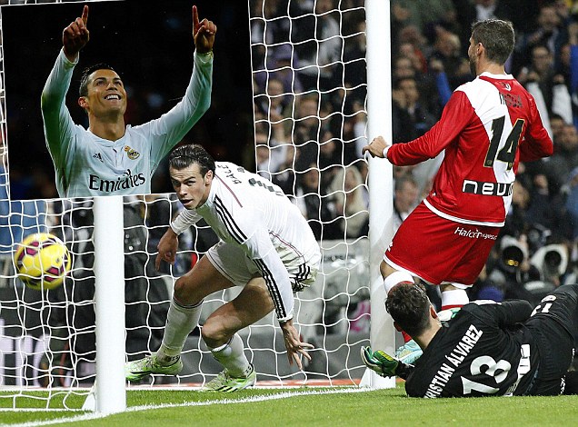 Bale Buka Kemenangan atas Rayo, Ronaldo Tutup pada Gol Kelima